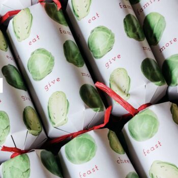 Set Of Six Sprout Christmas Crackers, 3 of 3