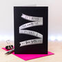 Pyjamas And Boxsets Anniversary Card, thumbnail 1 of 4