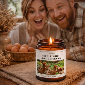 Funny Chicken Gifts Chicken Lover Candle, 7 of 8