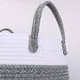 Cotton Rope Laundry Kids Toy Nursery Basket With Handle, thumbnail 4 of 4