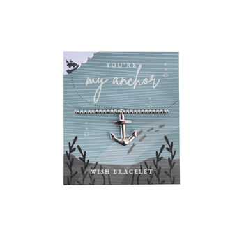 Coastal Living 'You're My Anchor' Wish Bracelet, 2 of 4