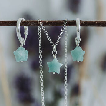 Amazonite Star Necklace, 5 of 6