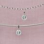 Sterling Silver Footprints Charm, thumbnail 1 of 7