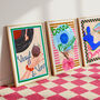Vinyl And Vino Music And Wine Art Print, thumbnail 6 of 12