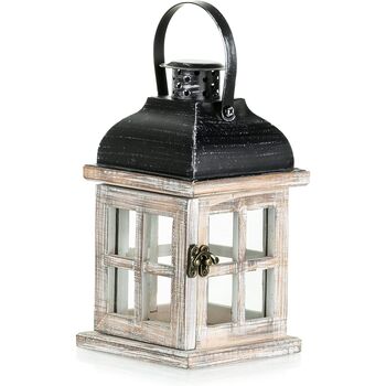 Decorative Wooden Candle Lantern, 4 of 7
