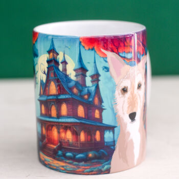 Haunted Mansion Dog Mug Personalised, 10 of 12