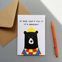Daddy Bear Dad Fix It, A6 Card Father's Day Card, thumbnail 3 of 5