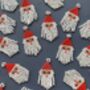 Handmade Beaded Santa Christmas Earrings, thumbnail 7 of 7