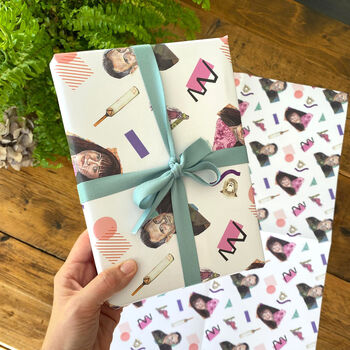 Neighbours Wrapping Paper, Karl And Susan Gift Wrap, 3 of 6