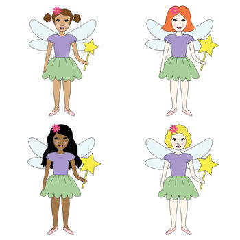 Personalised Fairy Thank You Note Cards, 4 of 4