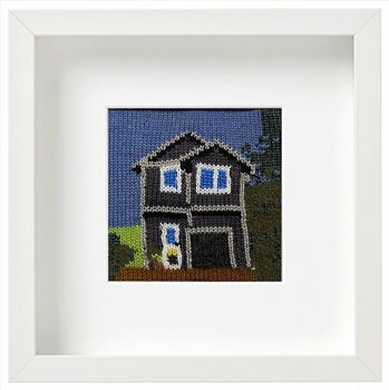 House Framed Knitted Art, 2 of 6