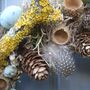 Spring Easter Feather Egg And Twig Wreath Wall Door, thumbnail 5 of 6