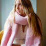 Super Soft Candy Pink Blanket Scarf, thumbnail 4 of 4