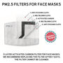 100% Cotton 3D Fitted Face Mask With Filter, thumbnail 4 of 4