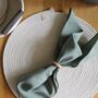 Pure White Rope Dining Placemat And Coaster Set, thumbnail 3 of 4