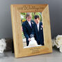 Personalised 'Our Wedding Day' Wooden Photo Frame, thumbnail 4 of 4