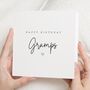 Personalised Gramps Or Grandad Birthday Card, thumbnail 1 of 7