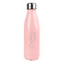 Personalised Name And Message Pink Metal Insulated Drinks Bottle, thumbnail 4 of 5