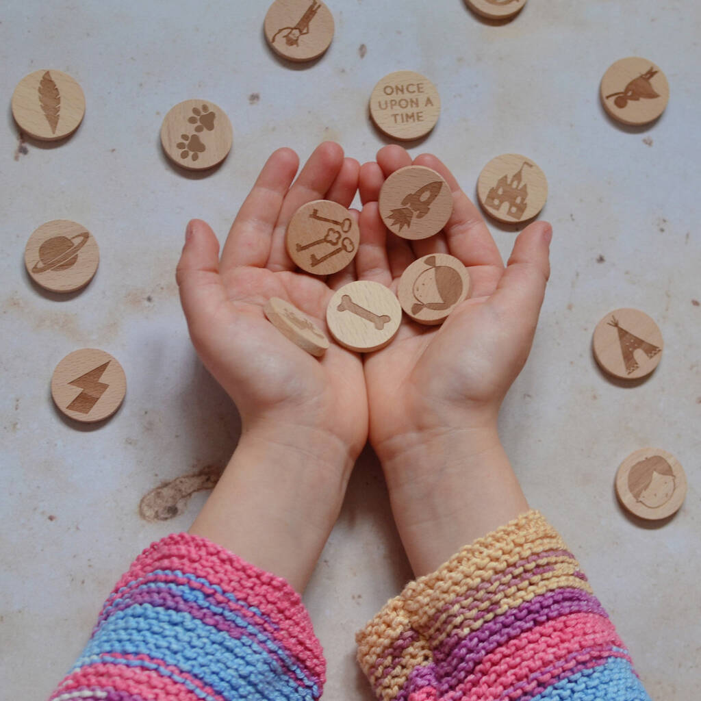 Image of Personalised Story Tokens In Four Adventure Themes