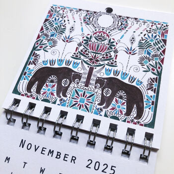 2025 Mini Wall Calendar, 10 of 12