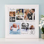 Personalised 30th Birthday Square Photo Collage, thumbnail 7 of 11