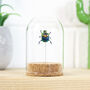 Metallic Scarab Beetle Bell Jar, thumbnail 1 of 4