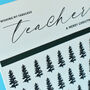 Wishing My Fabulous Teacher A Merry Christmas Card, thumbnail 4 of 4