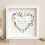 Personalised Wildflower Print For Couples, thumbnail 1 of 6