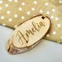 Personalised Wooden Place Name Plaque, Table Accessory, thumbnail 2 of 6