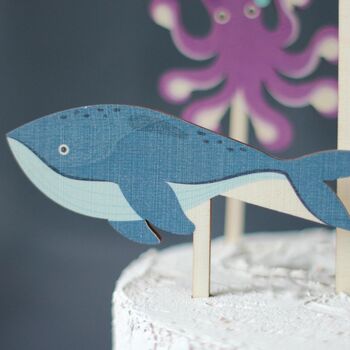 Personalised Cake Topper, Sea Creatures, 5 of 9