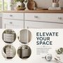 Round Shaped Misty Bloom Ceramic Drawer Knob, thumbnail 4 of 9