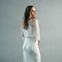 Beaded Bridal Top | Sequined Wedding Dress Topper, thumbnail 3 of 11