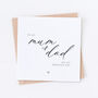 Dad On The Day Wedding Card, thumbnail 3 of 4