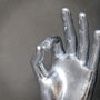 Silver Ok Hand, thumbnail 3 of 4