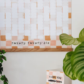 2026 Chequered Wall Planner, 4 of 10