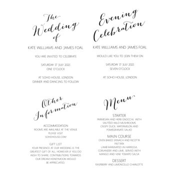 Calligraphy Wedding Stationery Collection, 10 of 10