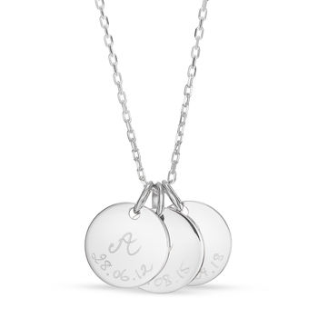 Personalised Initial And Date Necklace, 4 of 7