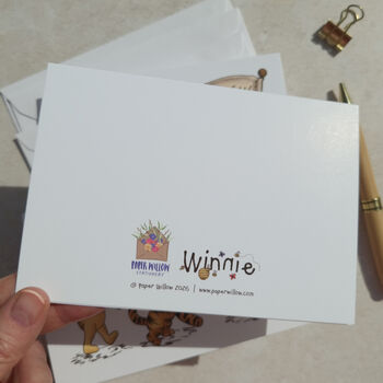 Winnie Folded Thank You Cards And Envelopes, 7 of 8