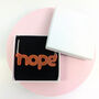 Nope Necklace Acrylic Silver Plated Chain Pick Colour, thumbnail 1 of 6