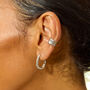 Small Hula Hoop Earrings, thumbnail 3 of 5