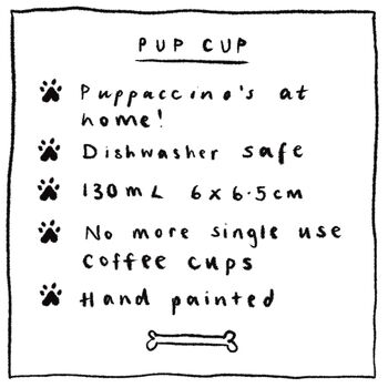 Personalised Puppuccino Cup, 5 of 8