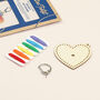 Make Your Own Heart Keyring Kit, thumbnail 7 of 7