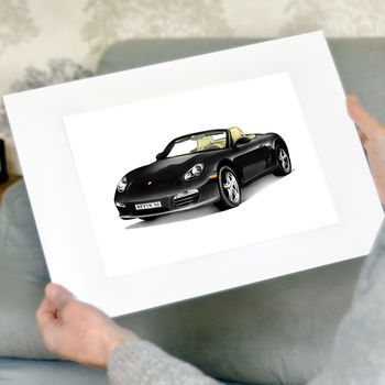 Personalised Porsche Car Print, 2 of 6