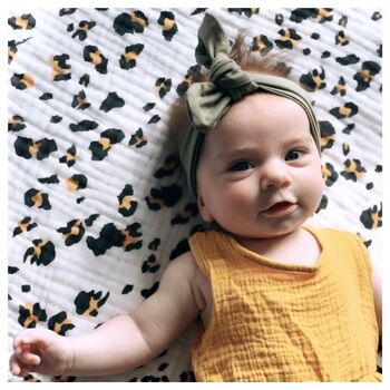 ‘The Blanket’ Leopard Print Baby Blanket, 5 of 7