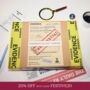 Cold Case Investigation Mystery Crime Advent Calendar, thumbnail 1 of 12