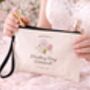 Personalised Bride Wedding Essentials Bag, Bridal Day, thumbnail 2 of 4