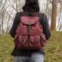 Colourway Canvas Backpack Rucksack, thumbnail 3 of 11