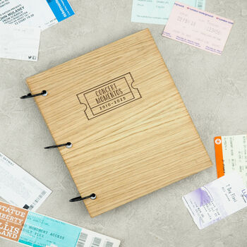 Personalised Ticket Collector Book, 3 of 11