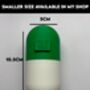 Pop Art Giant Pill Shaped Medicine / Vitamin Container, thumbnail 7 of 9