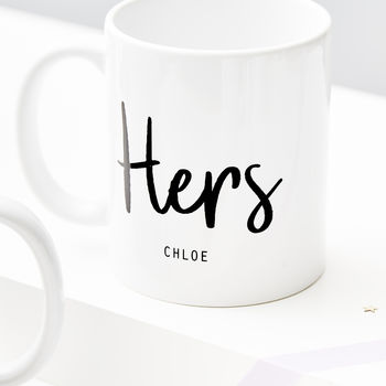 Personalised His And Hers Mugs, 2 of 3